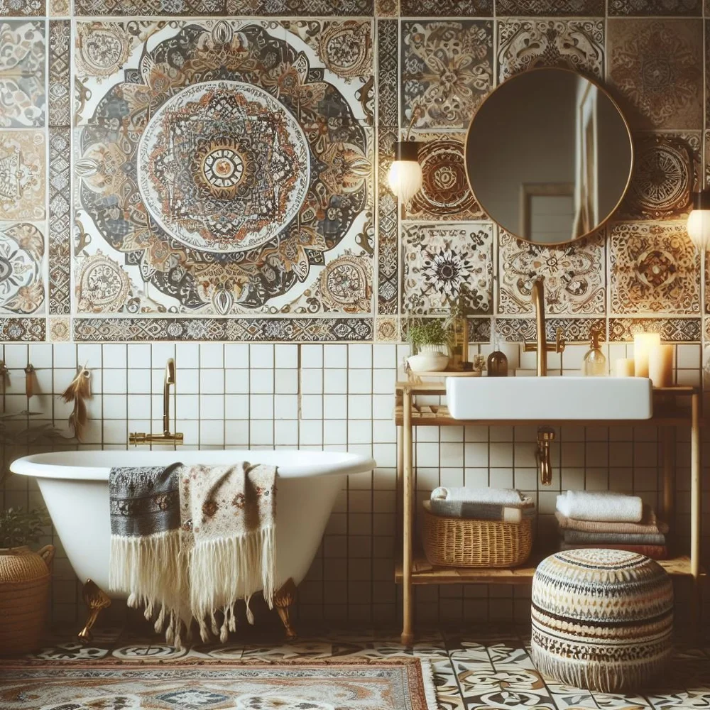 15 Boho Bathroom Decor Ideas for Free-Spirited Style
