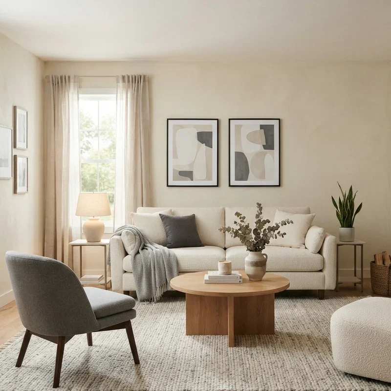 15 Cream and Gray Living Room Ideas for Cozy Homes