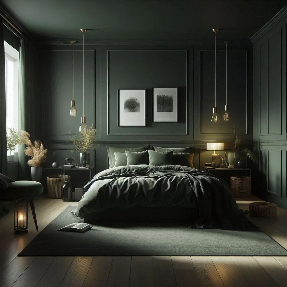 15 Modern Dark Green Bedroom Ideas for a Bold Look