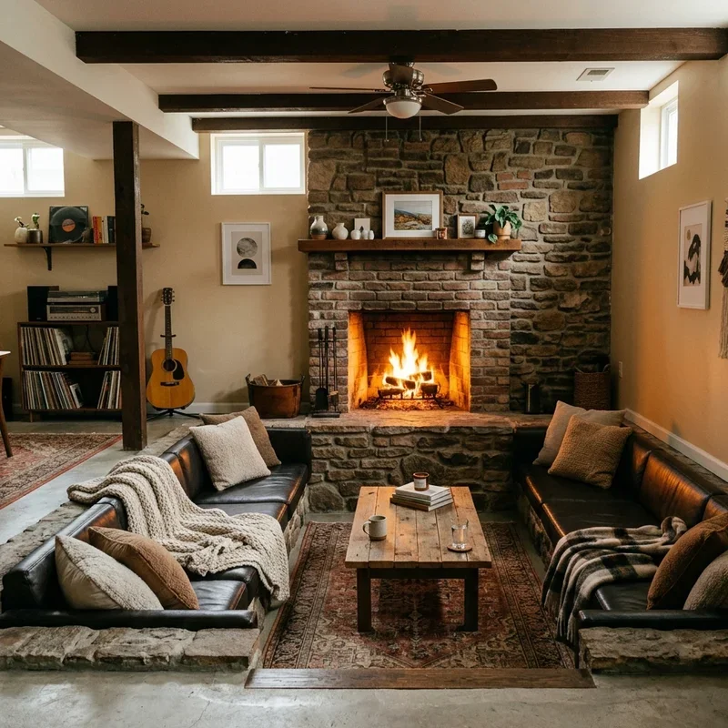 Basement Hangout Ideas