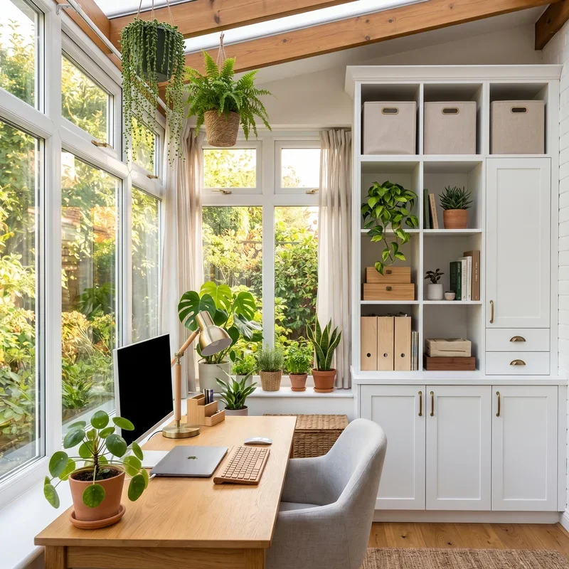 Sun Room Office Ideas