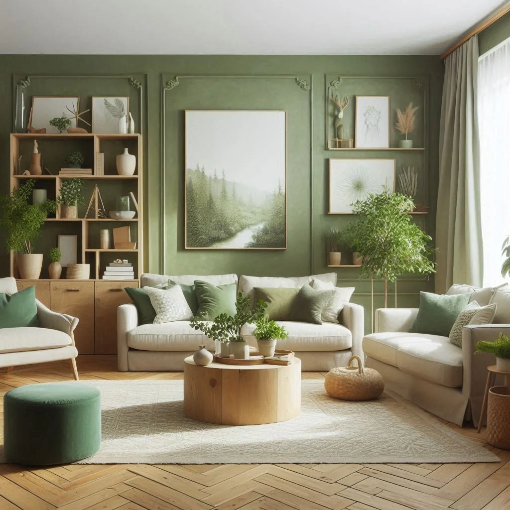 15 Green Living Room Ideas for a Natural Vibe