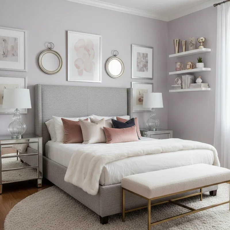 Small Glam Bedroom Ideas