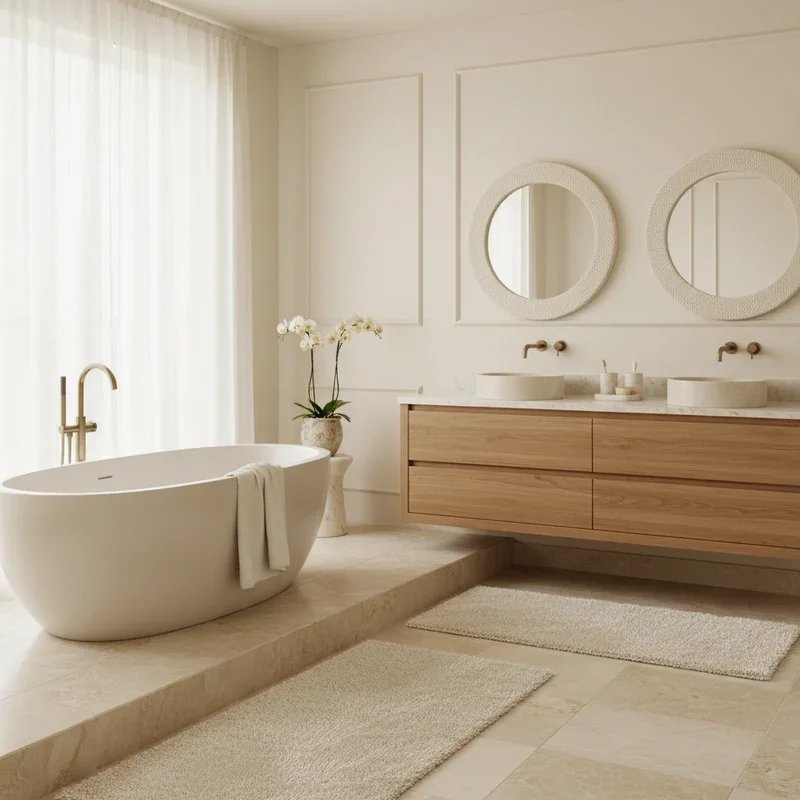 Cream Bathroom Ideas