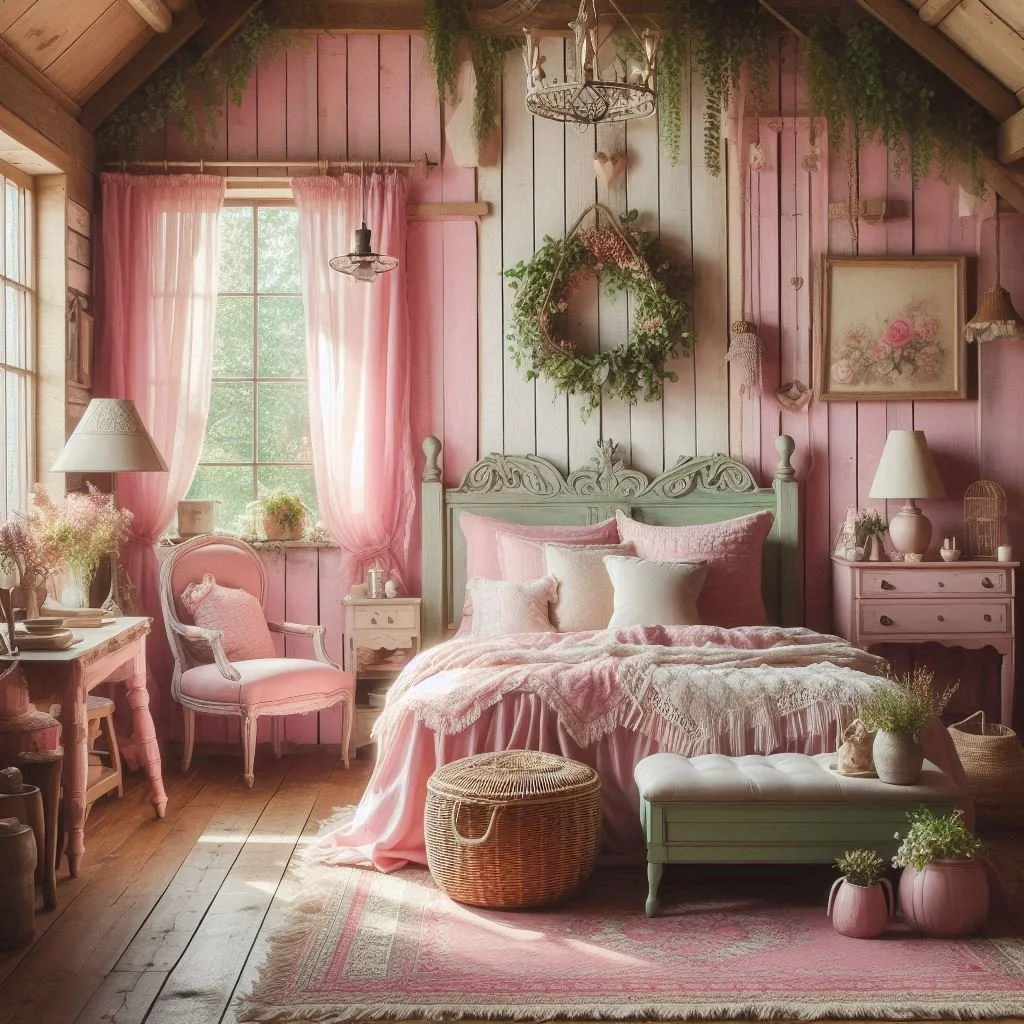 15 Pink and Green Bedroom Ideas for Fresh Style