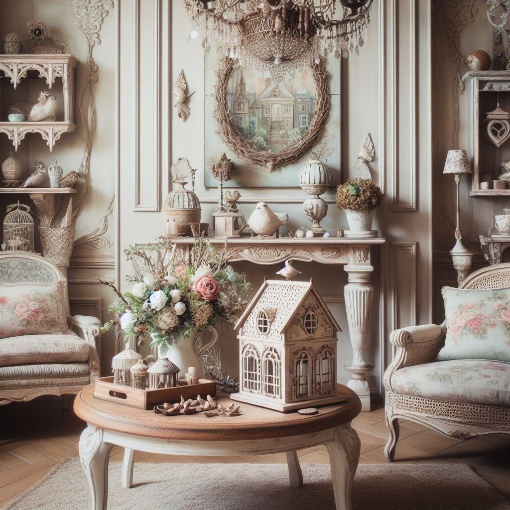 Antique shabby 2024 chic furniture