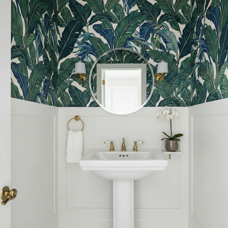 Powder Room Wallpaper Ideas