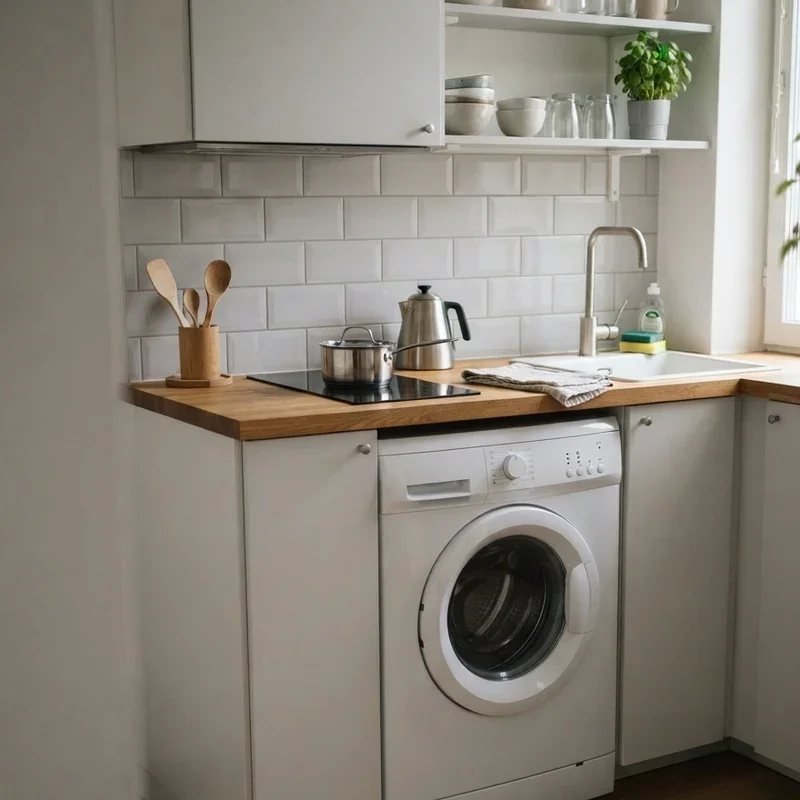 Washing Machine in Kitchen Ideas