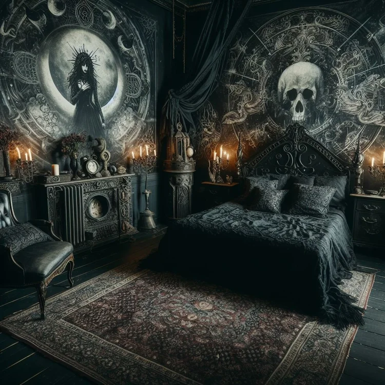 15 Captivating Gothic Bedroom Ideas for Dark Elegance