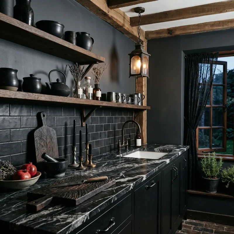 Goth Kitchen Ideas
