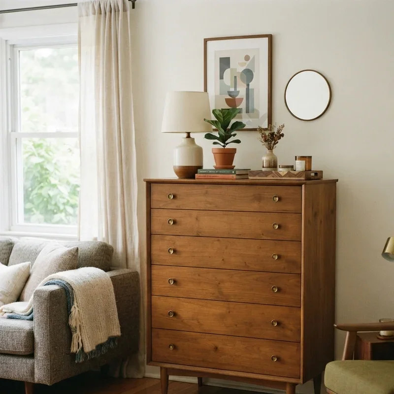 Tall Dresser in Living Room Ideas