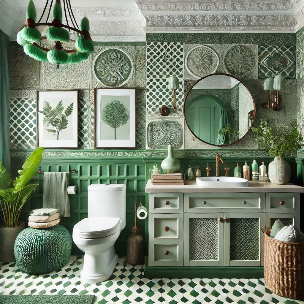 15 Green Bathroom Ideas for a Fresh, Natural Look