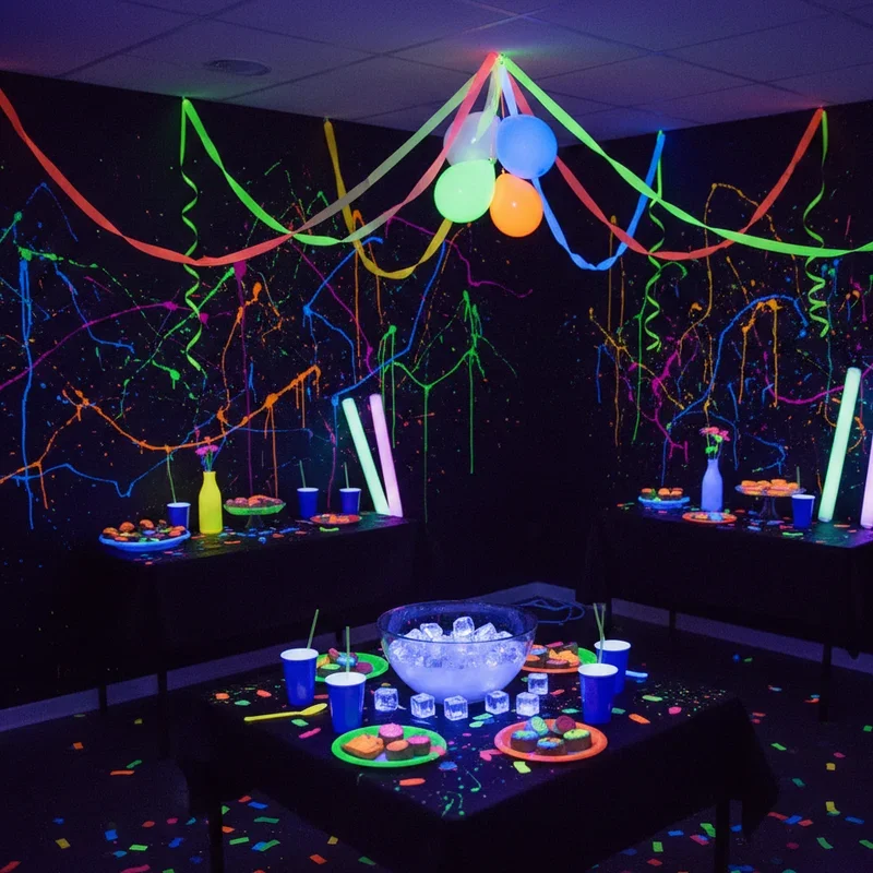 Blacklight Room Ideas