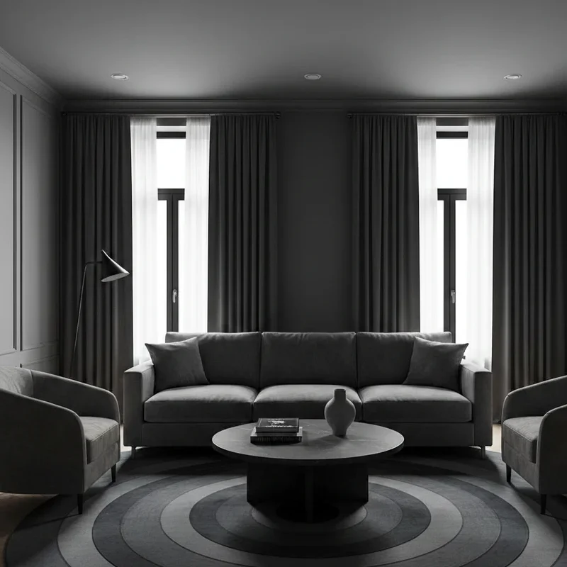 Dark Gray Living Room Ideas