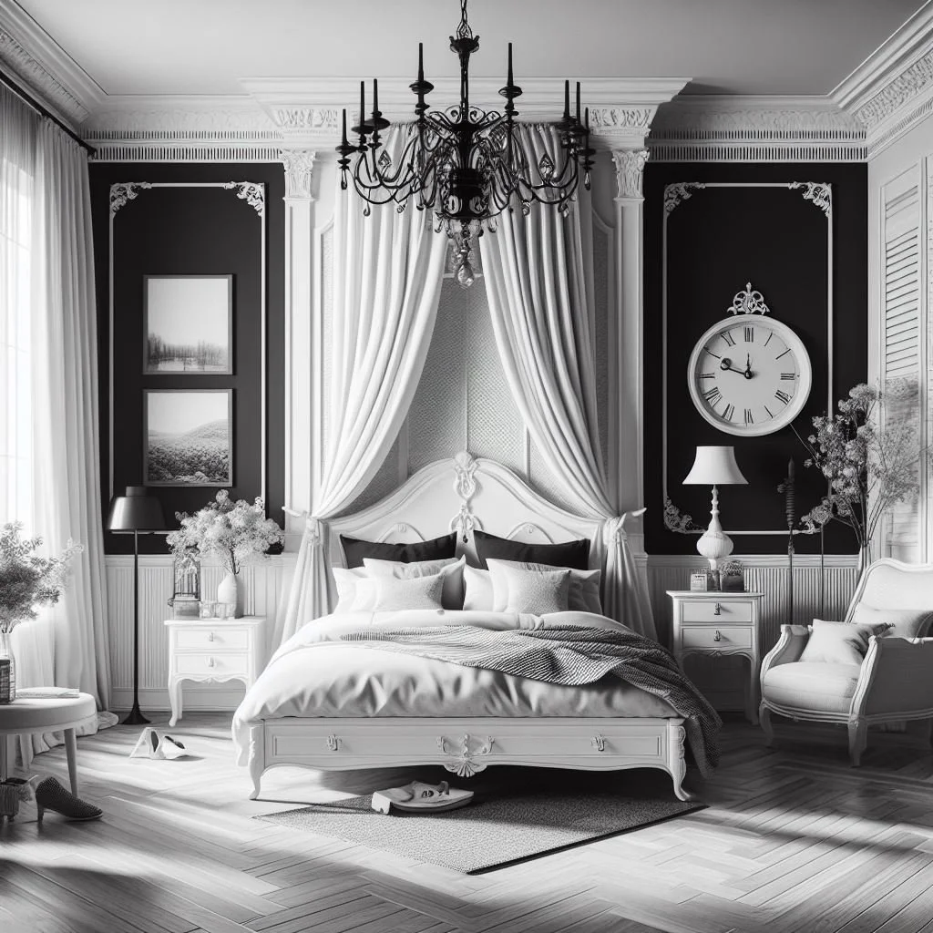 Black and White Bedroom Black and White Furniture Pieces
