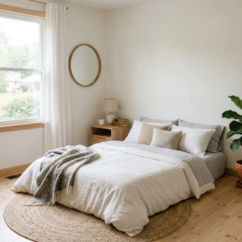 No Bed Frame Bedroom Ideas