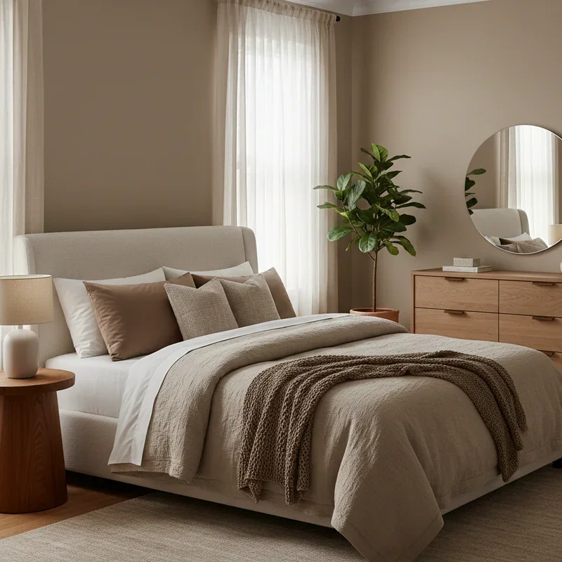 15 Beige and Brown Bedroom Ideas for a Warm Cozy Look