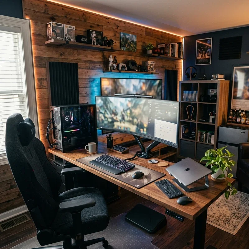 Home Office Man Cave Ideas