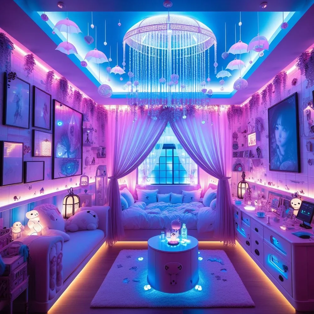 15 Baddie Aesthetic Rooms with LED Lights