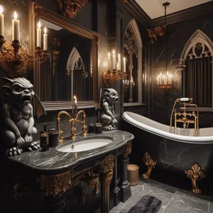 15 Captivating Gothic Bathroom Ideas for Dark Elegance