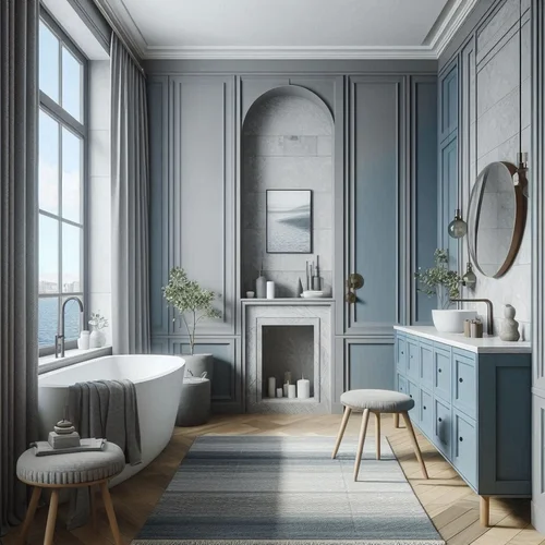 15 Grey and Blue Bathroom Ideas for a Relaxing Retreat