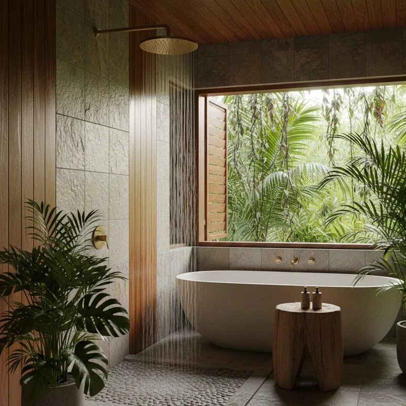 Tropical Bathroom Ideas