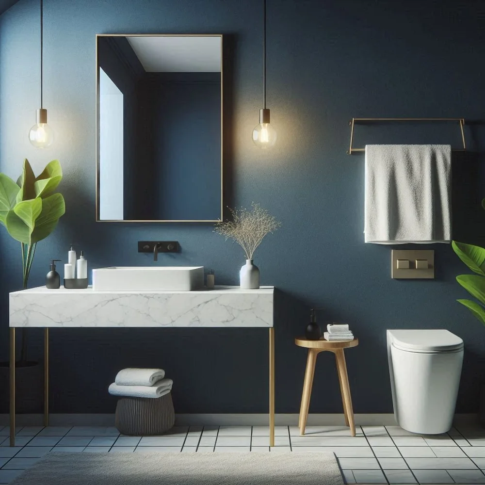 15 Navy Blue Bathroom Ideas for a Bold Look