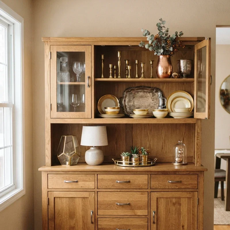 Dining Room Hutch Decor Ideas
