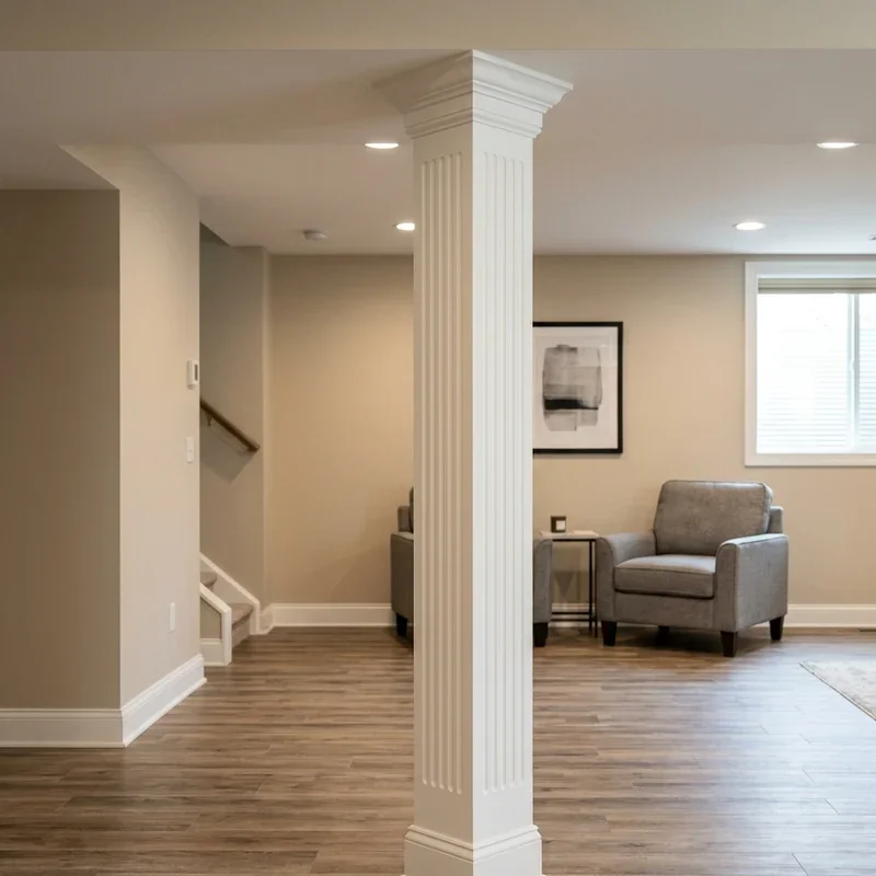 Basement Pole Ideas
