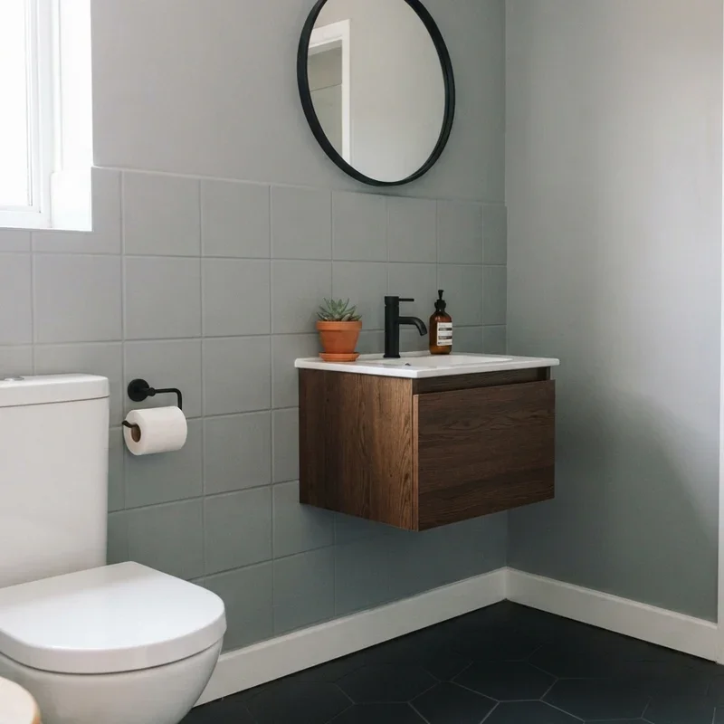 Grey Bathroom Tile Paint Ideas