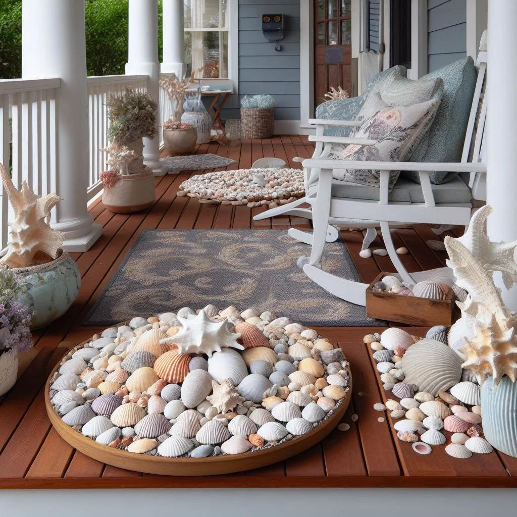 Seashell Porch Decor: Beachside Beauty