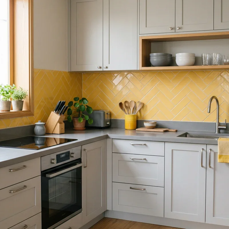 Gray and Yellow Kitchen Ideas