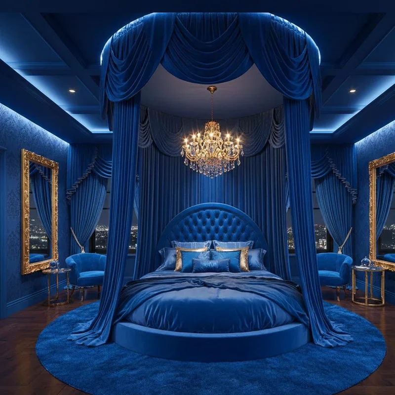 Royal Blue Bedroom Ideas