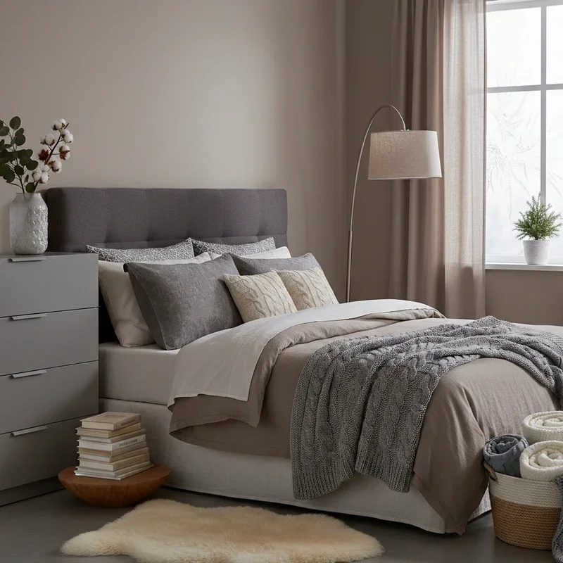 Taupe and Grey Bedroom Ideas