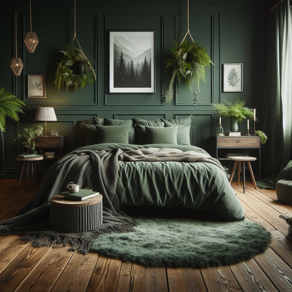 Best Dark Green Color For Bedroom