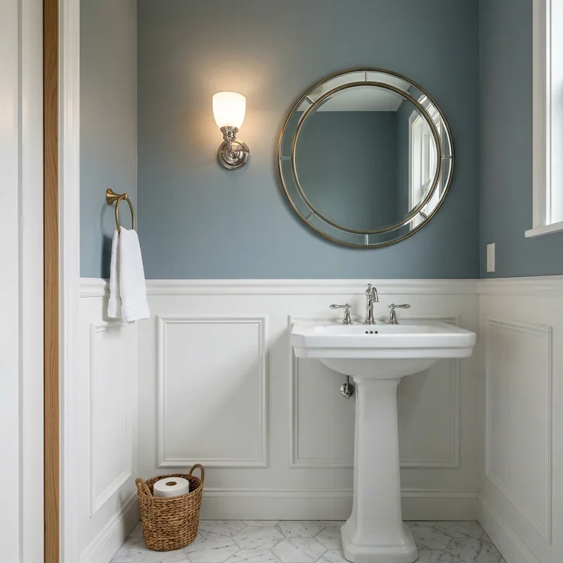 Powder Room Wainscoting Ideas