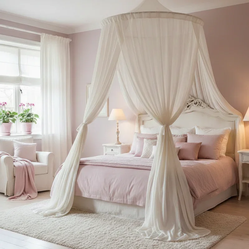 Pink and Cream Bedroom Ideas