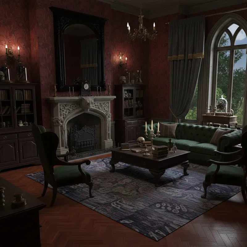 Victorian Gothic Living Room Ideas