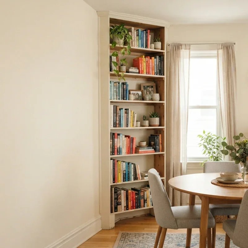 Dining Room with Bookshelves Ideas