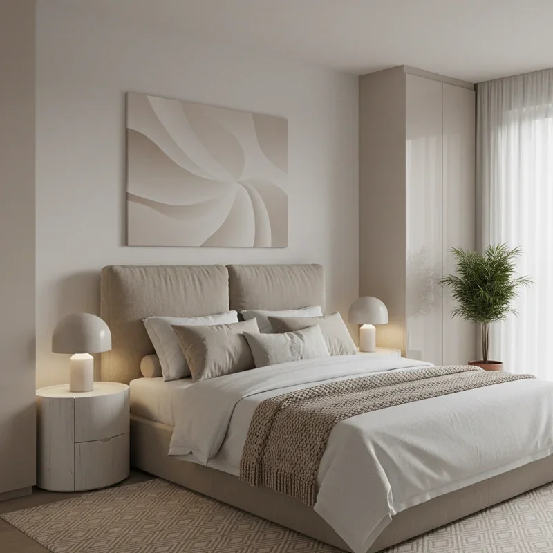 Modern Beige Bedroom Ideas