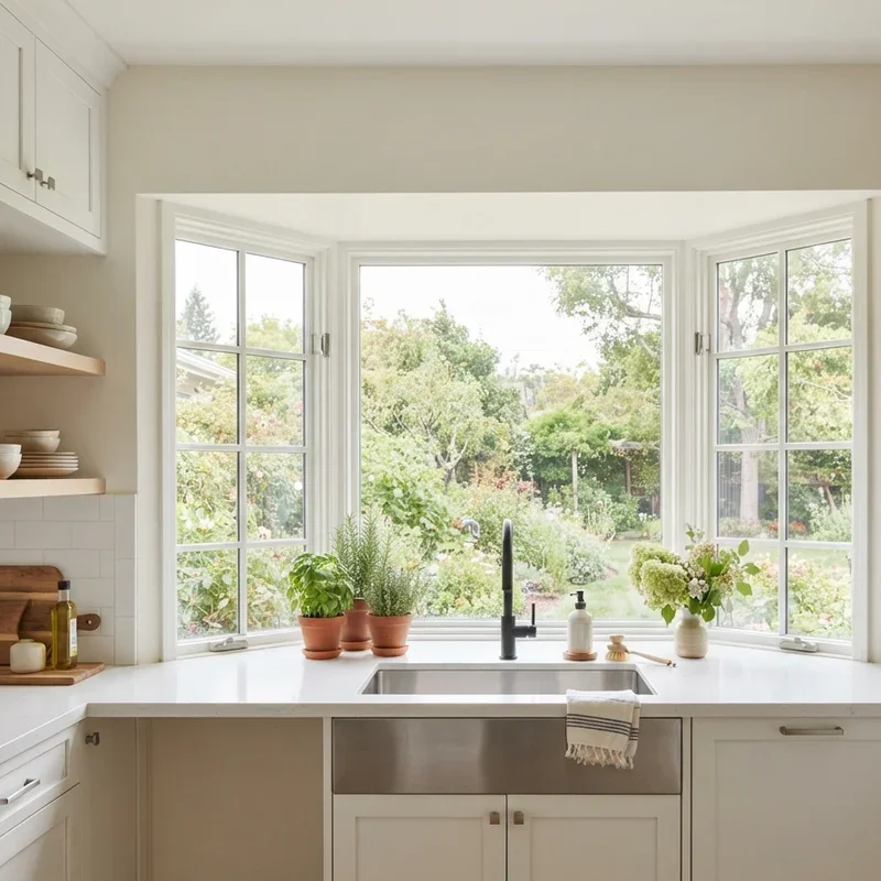 Above Kitchen Sink Window Ideas