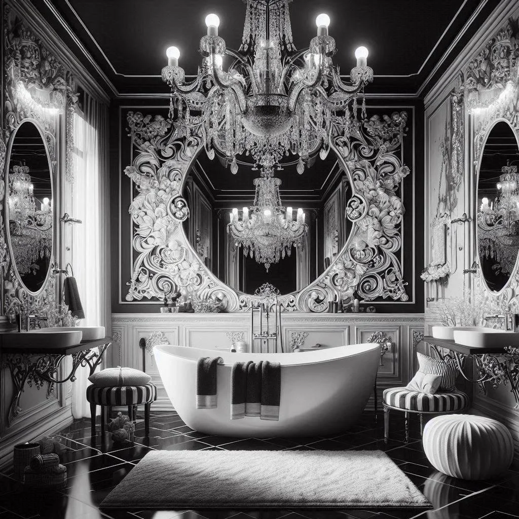 15 Chic Black and White Bathroom Decor Ideas