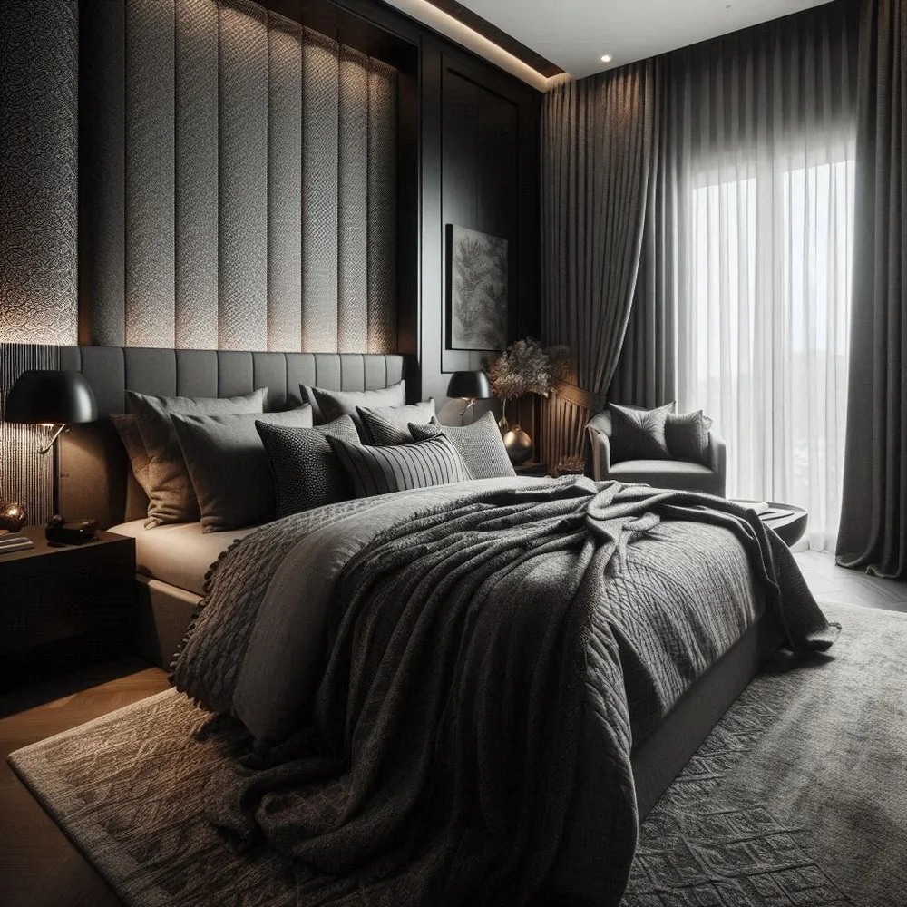 15 Sleek Black and Grey Bedroom Ideas for Elegance