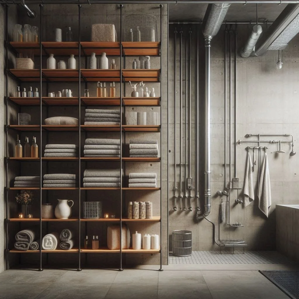 View of 15 Industrial Bathroom Ideas to Inspire You