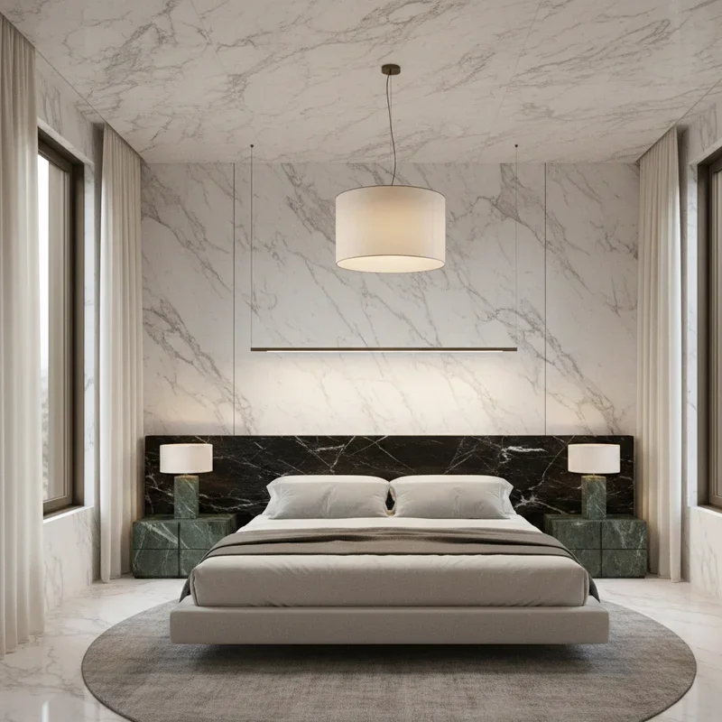 Marble Bedroom Ideas