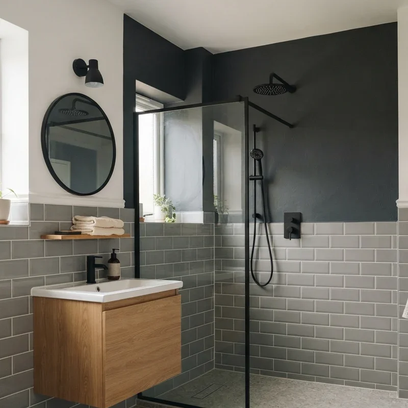 Grey Bathroom Tile Paint Ideas