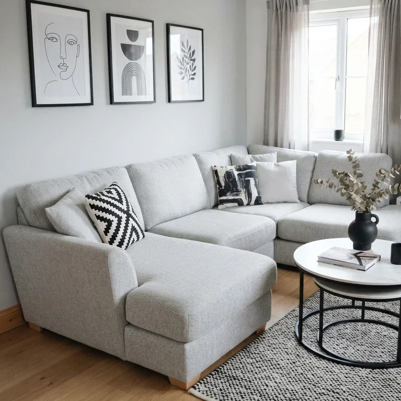 Light Grey Sectional Living Room Ideas