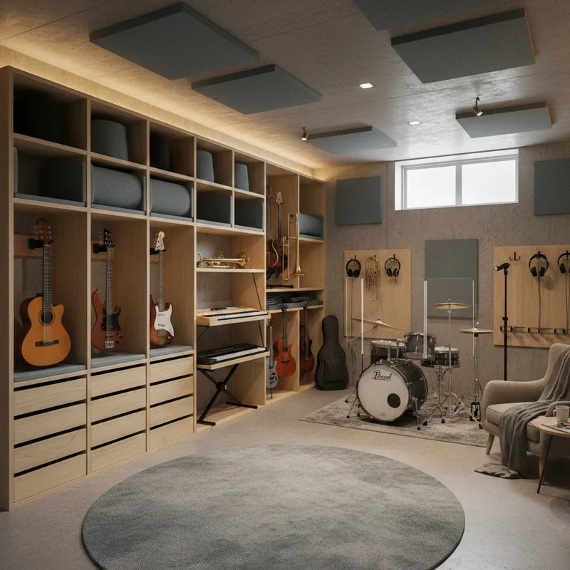 Basement Music Room Ideas