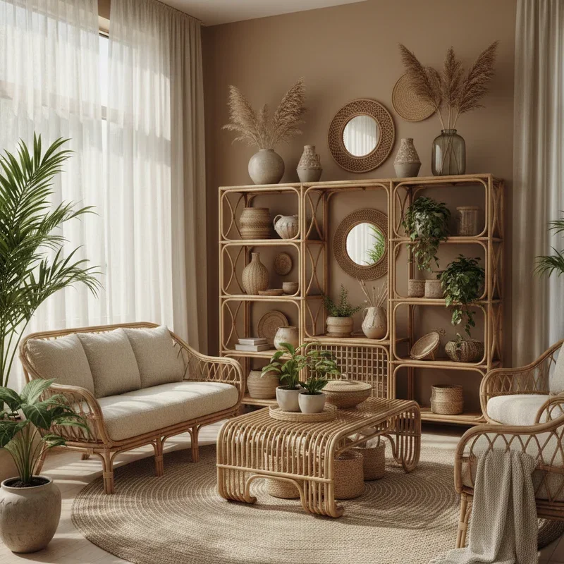 Rattan Living Room Ideas