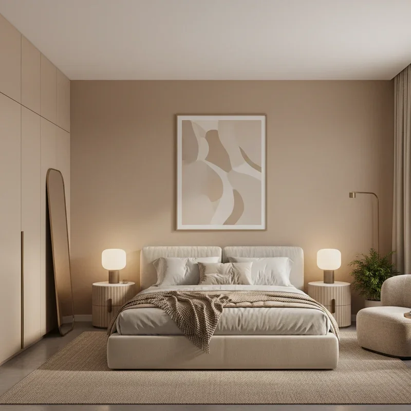 Modern Beige Bedroom Ideas